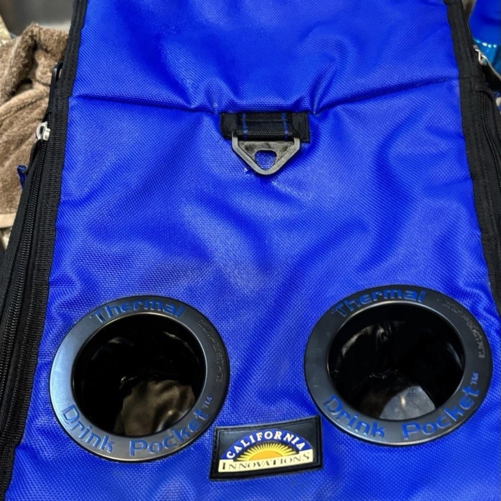 California Innovations ThermalWhiz Blue Portable Cooler Bag - Picture 4 of 11